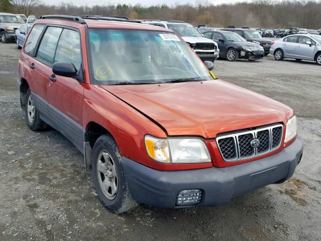 JF1SF63581H722617 - 2001 SUBARU FORESTER L RED photo 1