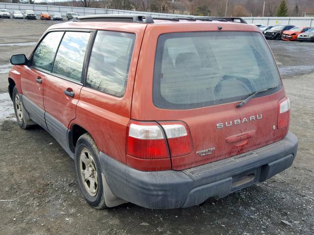 JF1SF63581H722617 - 2001 SUBARU FORESTER L RED photo 3