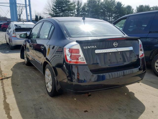 3N1AB6AP6BL636606 - 2011 NISSAN SENTRA 2.0 BLACK photo 3