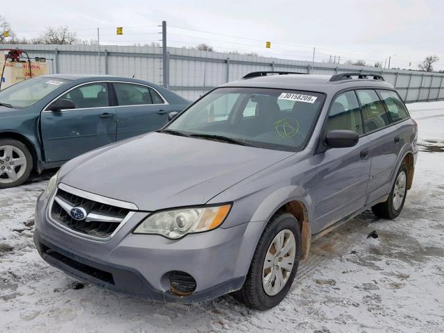 4S4BP60C186315072 - 2008 SUBARU OUTBACK BLUE photo 2