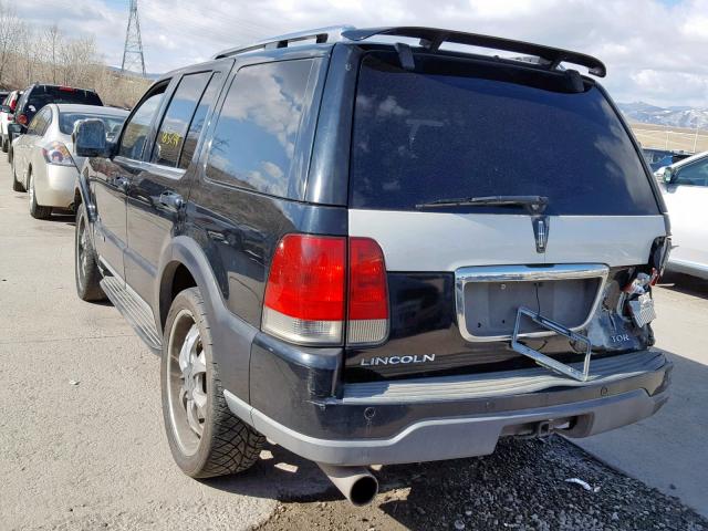5LMEU68H83ZJ32102 - 2003 LINCOLN AVIATOR 黑色 照片 3