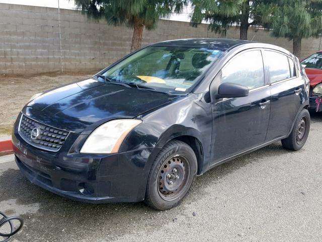 3N1AB61E68L609123 - 2008 NISSAN SENTRA 2.0 BLACK photo 2