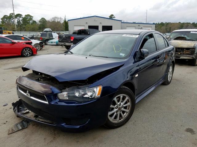 JA32U2FU6EU015054 - 2014 MITSUBISHI LANCER ES/ES SPORT  photo 2