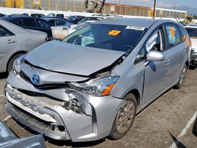 JTDZN3EUXFJ025738 - 2015 TOYOTA PRIUS V BEIGE photo 2