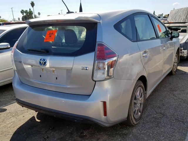 JTDZN3EUXFJ025738 - 2015 TOYOTA PRIUS V BEIGE photo 4