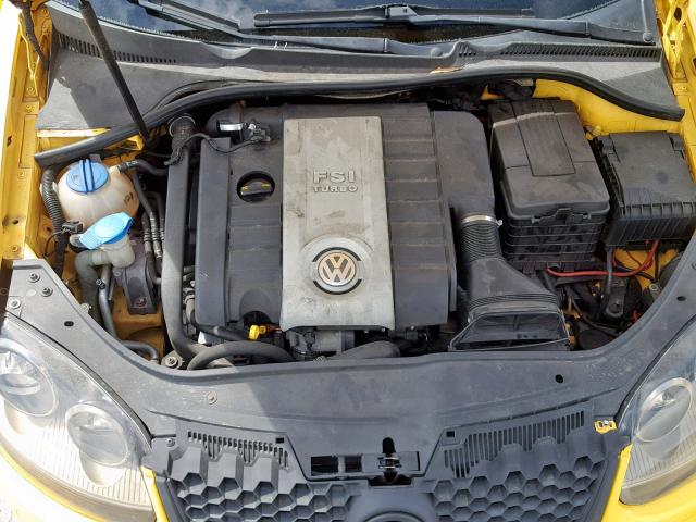 3VWWJ71K97M169910 - 2007 VOLKSWAGEN JETTA GLI YELLOW photo 7