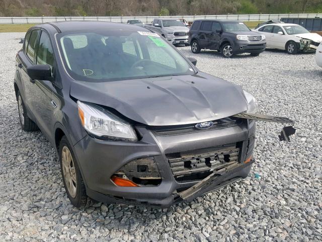 1FMCU0F74FUA99280 - 2015 FORD ESCAPE S GRAY photo 1