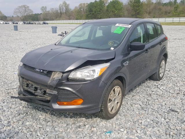 1FMCU0F74FUA99280 - 2015 FORD ESCAPE S GRAY photo 2