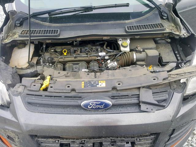 1FMCU0F74FUA99280 - 2015 FORD ESCAPE S GRAY photo 7