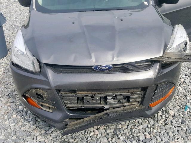 1FMCU0F74FUA99280 - 2015 FORD ESCAPE S GRAY photo 9