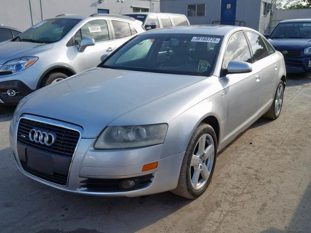 WAUDG74FX6N059201 - 2006 AUDI A6 3.2 QUA SILVER photo 2