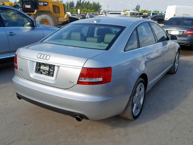 WAUDG74FX6N059201 - 2006 AUDI A6 3.2 QUA SILVER photo 4