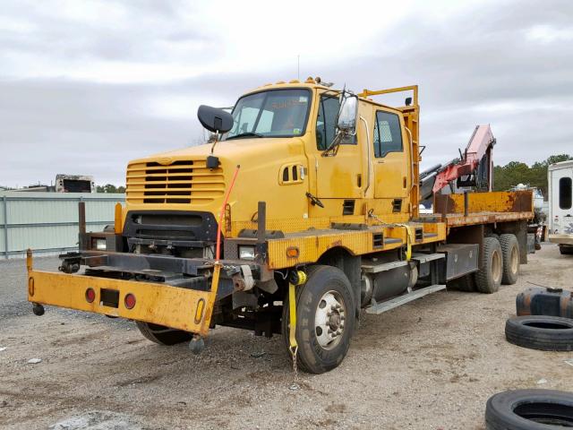 2FZHAZDE58AAB0762 - 2008 STERLING TRUCK LT 9500 YELLOW photo 2