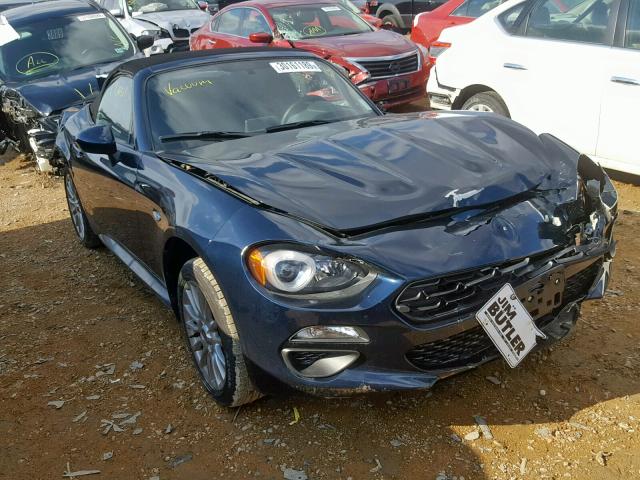 JC1NFAEK9J0139448 - 2018 FIAT 124 SPIDER BLUE photo 1