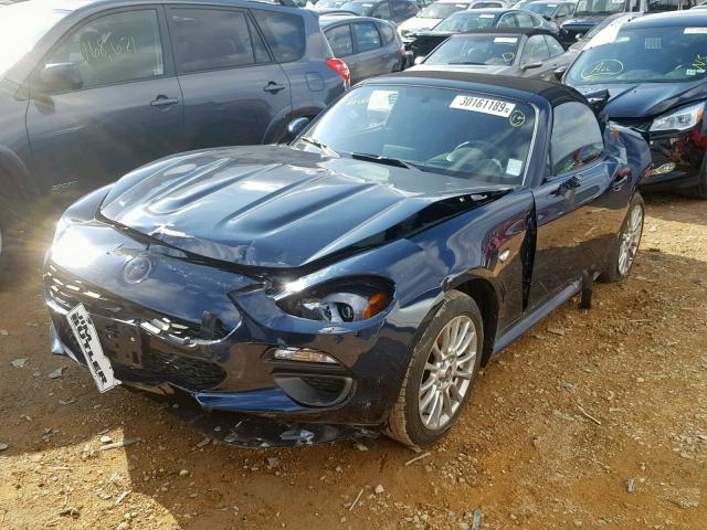 JC1NFAEK9J0139448 - 2018 FIAT 124 SPIDER BLUE photo 2