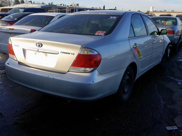 4T1BE32K05U082186 - 2005 TOYOTA CAMRY LE  photo 4