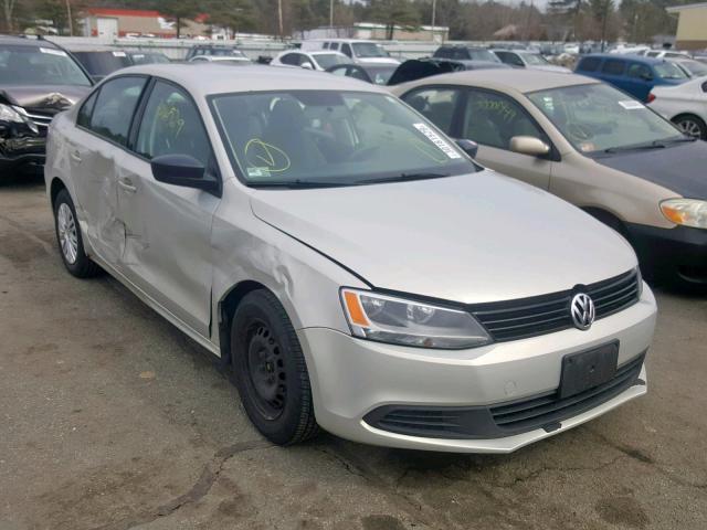 3VW2K7AJ1BM052009 - 2011 VOLKSWAGEN JETTA BASE BEIGE photo 1