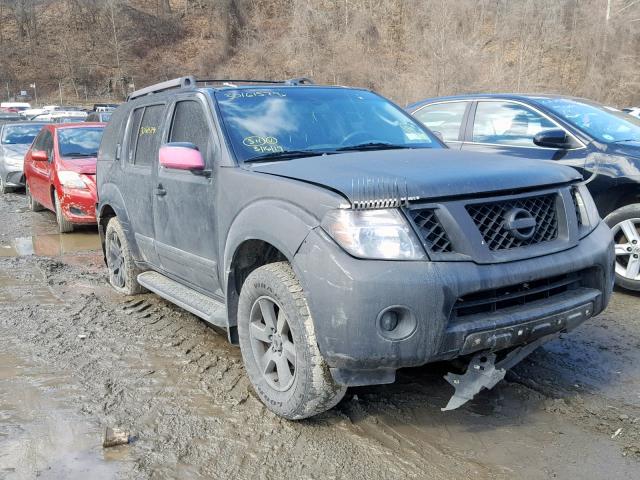 5N1AR18B38C638755 - 2008 NISSAN PATHFINDER BLACK photo 1