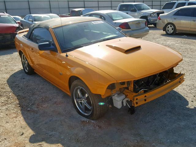 1ZVFT85H275198329 - 2007 FORD MUSTANG GT ORANGE photo 1