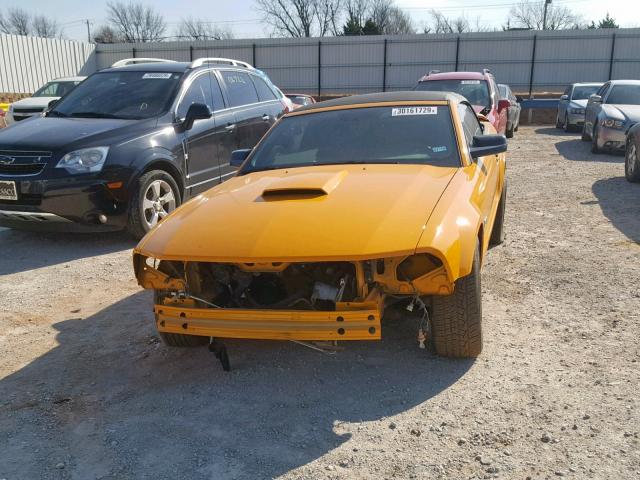 1ZVFT85H275198329 - 2007 FORD MUSTANG GT ORANGE photo 9