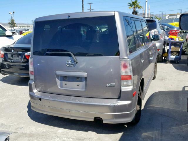 JTLKT324964092412 - 2006 TOYOTA SCION XB 银色 照片 4