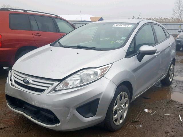 3FADP4AJ6CM182502 - 2012 FORD FIESTA S SILVER photo 2