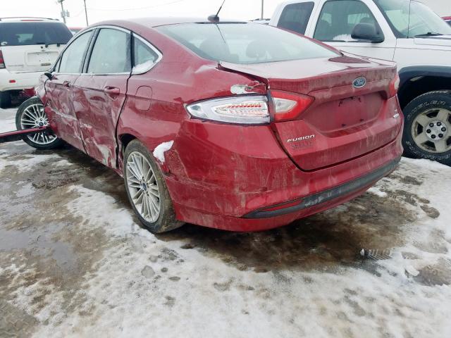 1FA6P0HD1G5123094 - 2016 FORD FUSION SE  photo 3