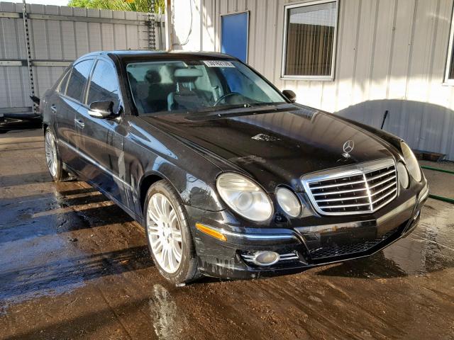 WDBUF56X48B301211 - 2008 MERCEDES-BENZ E 350 BLACK photo 1