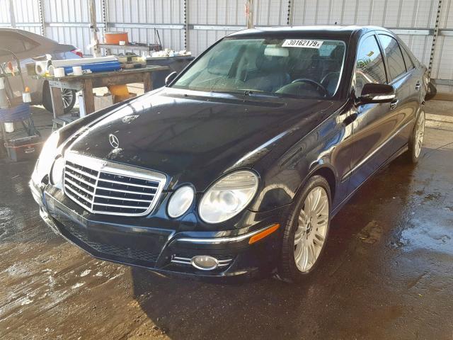 WDBUF56X48B301211 - 2008 MERCEDES-BENZ E 350 BLACK photo 2