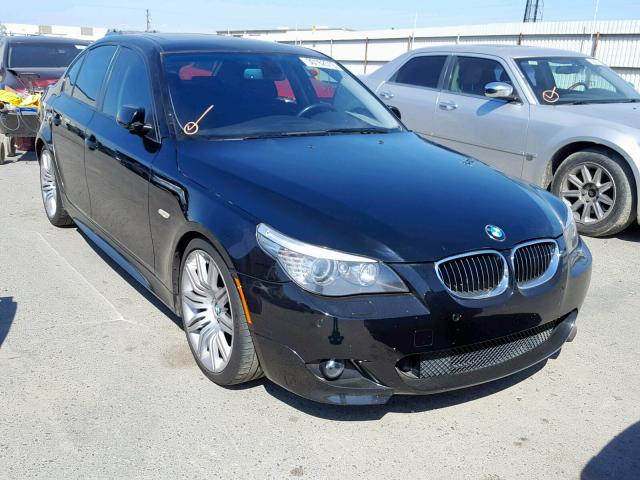 WBANW53548CT54295 - 2008 BMW 550 I BLACK photo 1