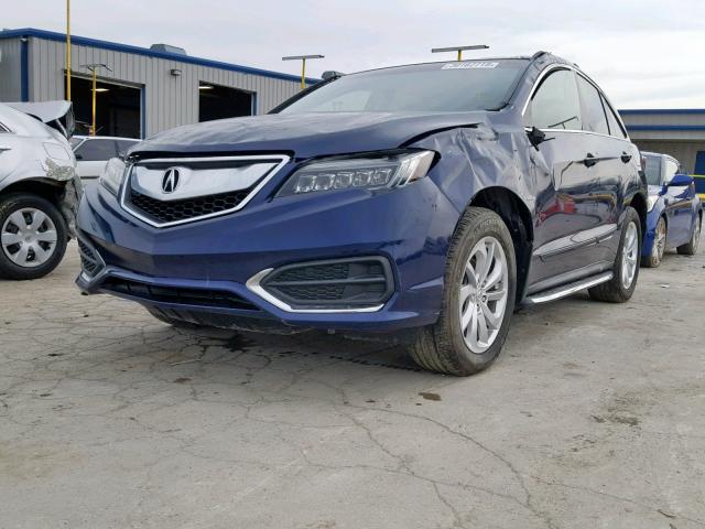 5J8TB3H59HL001359 - 2017 ACURA RDX TECHNO BLUE photo 2