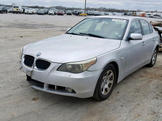 WBANA53584B176244 - 2004 BMW 525 I SILVER photo 2