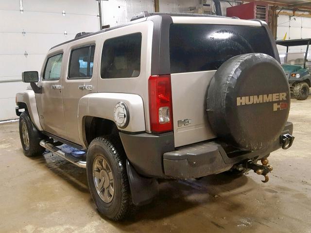 5GTDN136668225034 - 2006 HUMMER H3 GRAY photo 3