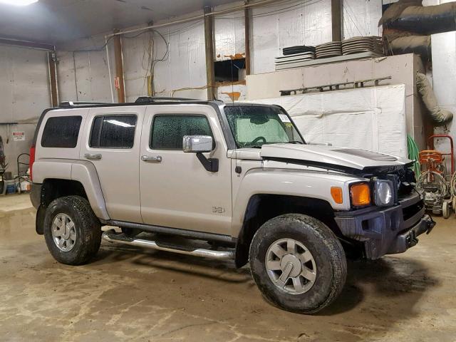 5GTDN136668225034 - 2006 HUMMER H3 GRAY photo 9