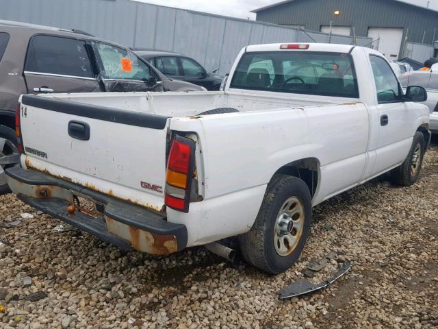 3GTEC14X37G232947 - 2007 GMC NEW SIERRA WHITE photo 4