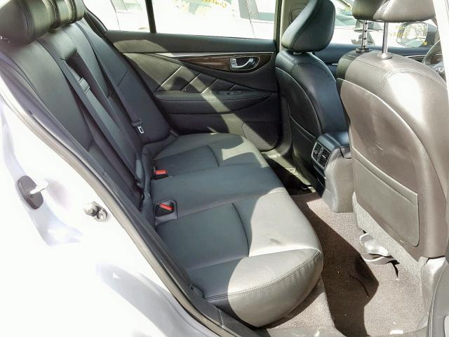 JN1EV7AP4JM360185 - 2018 INFINITI Q50 LUXE SILVER photo 6