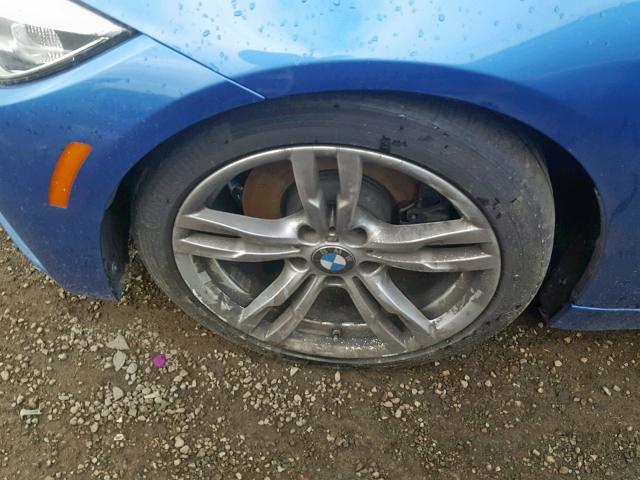 WBA3N7C5XEF719479 - 2014 BMW 428 I BLUE photo 10