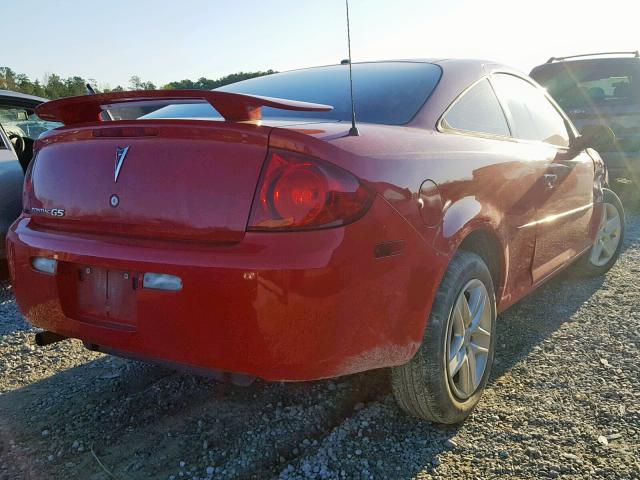 1G2AL15FX77122420 - 2007 PONTIAC G5 RED photo 4