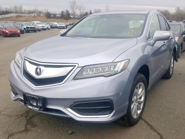 5J8TB4H33GL020346 - 2016 ACURA RDX GRAY photo 2