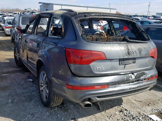 WA1DGAFE1DD009711 - 2013 AUDI Q7 PRESTIG GRAY photo 3