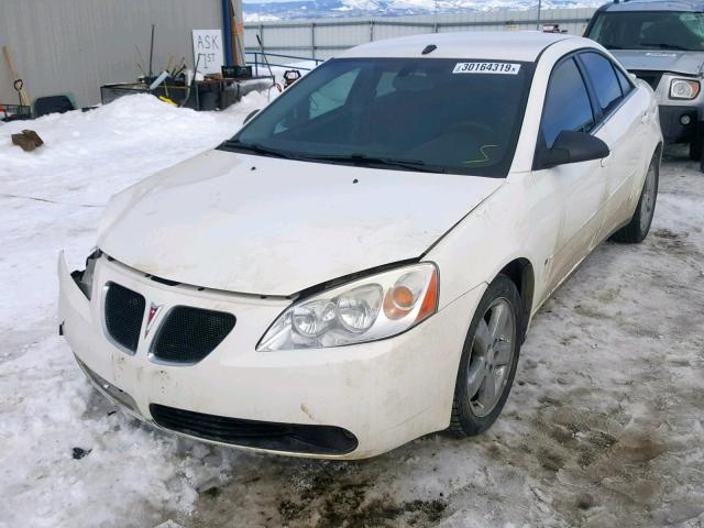 1G2ZH57N384181019 - 2008 PONTIAC G6 GT WHITE photo 2