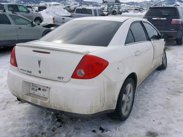 1G2ZH57N384181019 - 2008 PONTIAC G6 GT WHITE photo 4