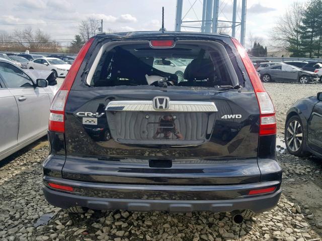 5J6RE4H7XAL047483 - 2010 HONDA CR-V EXL BLACK photo 9