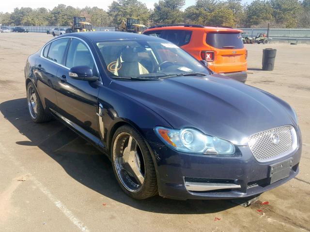 SAJWA05B39HR28726 - 2009 JAGUAR XF LUXURY BLUE photo 1