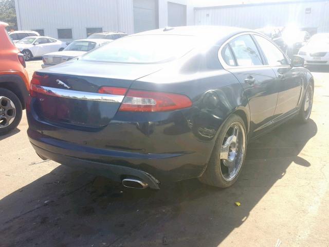 SAJWA05B39HR28726 - 2009 JAGUAR XF LUXURY BLUE photo 4