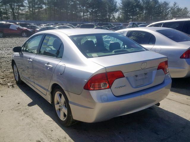 2HGFA16988H327869 - 2008 HONDA CIVIC EXL SILVER photo 3