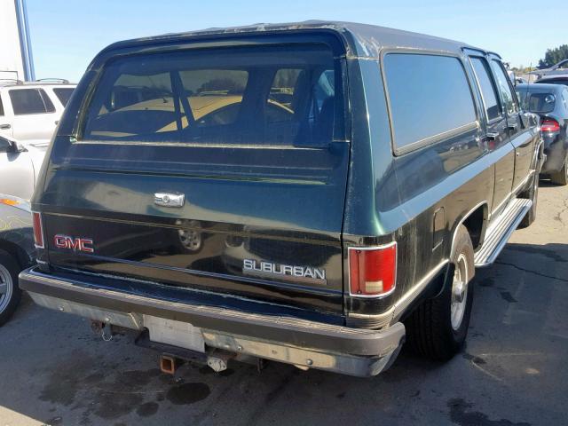 1GNGR26N5KF164032 - 1989 CHEVROLET SUBURBAN R GREEN photo 4