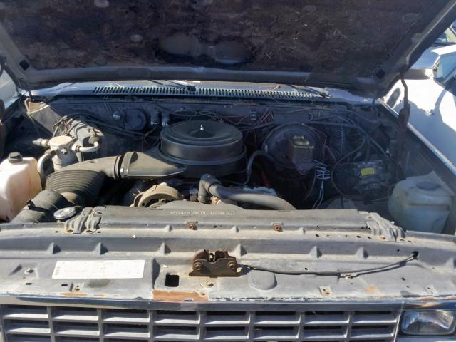 1GNGR26N5KF164032 - 1989 CHEVROLET SUBURBAN R GREEN photo 7