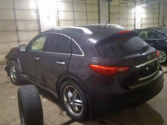 JN8CS1MW4DM170909 - 2013 INFINITI FX37 BLACK photo 3