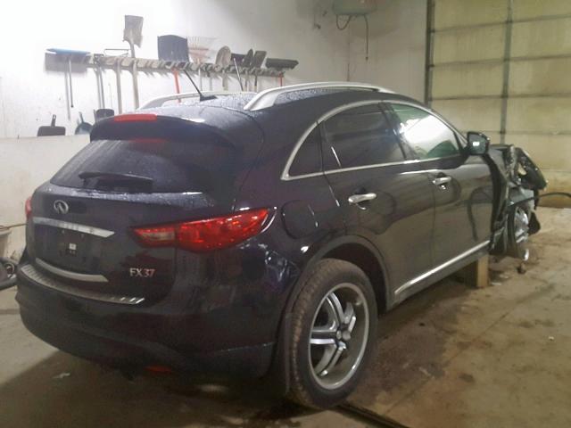 JN8CS1MW4DM170909 - 2013 INFINITI FX37 BLACK photo 4